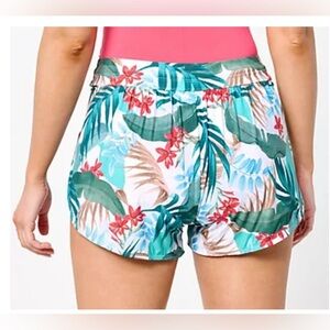 Jantzen Cover-Up Swim Over-Short Tropic Palm Design